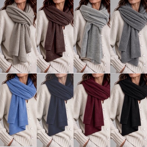 Cashmere blend schal - schal, damen