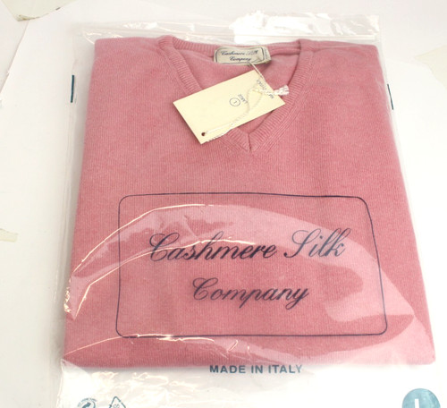 Cashmere silk pullover - pullover, pink