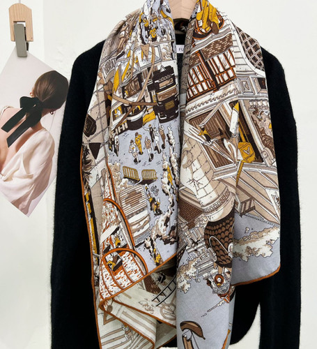 Cashmere silk wrap - 70%,
