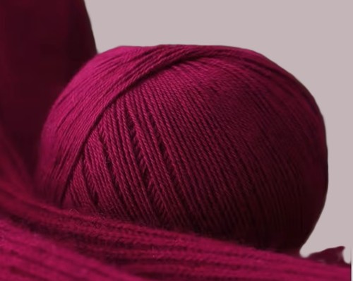 Cashmere wolle bordeauxrot 3 - wolle, -bordeauxrot-