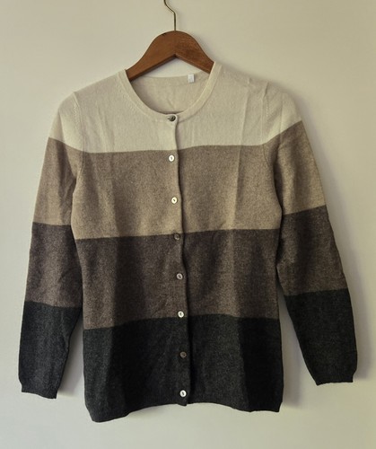 Damen cashmere strickjacke - cashmere,