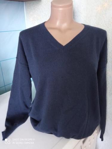 Women closed sweater navy - sweater,