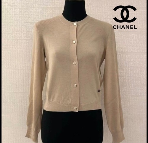 Chanel strickjacke beige - strickjacke,