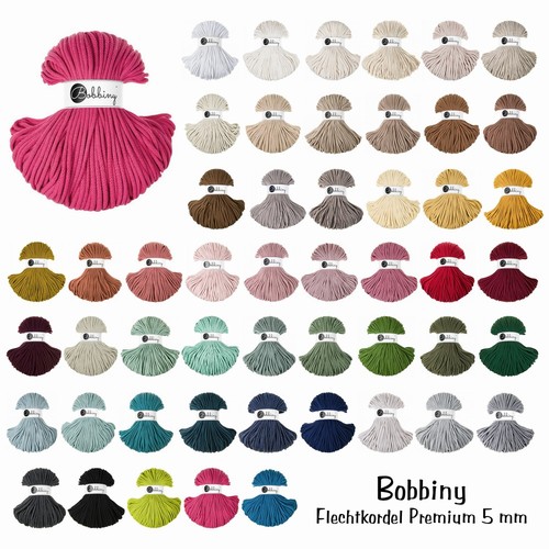 Bobbiny premium flechtkordel - flechtkordel, 5