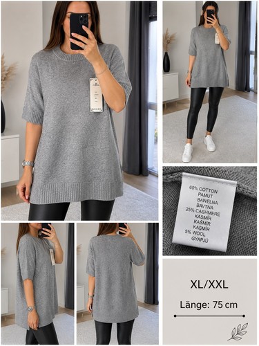 Oversize strickshirt weich - oversize, –