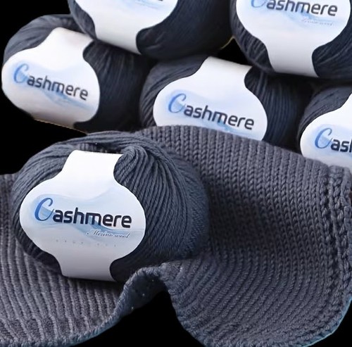 Cashmere wolle navygrau 3 - ,